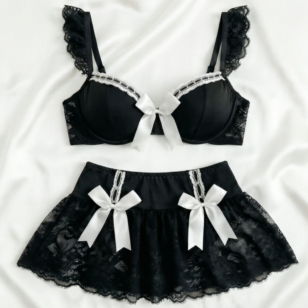 Conjunto de Lingerie Sexy com  - Sheer Mesh Bra avaliação e preço