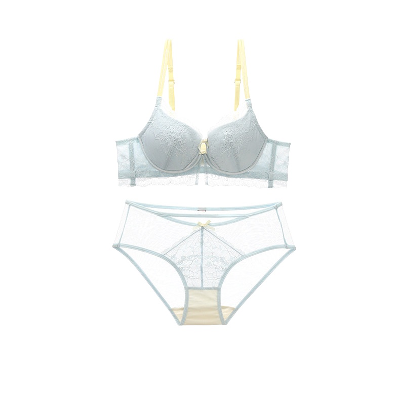 Novo Conjunto de Lingerie Femi - Sheer Bra Lace avaliação e preço