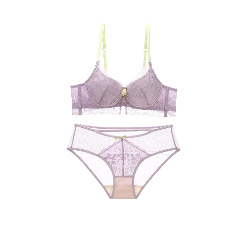 Novo Conjunto de Lingerie Femi - Sheer Bra Lace avaliação e preço