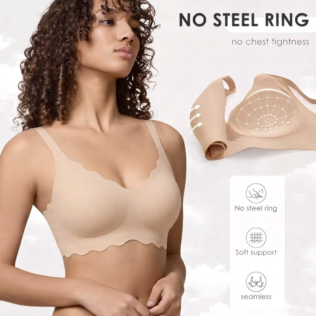 Sutiã Sem Costura Sem Fio com  - T Shirt Bra Seamless avaliação e preço