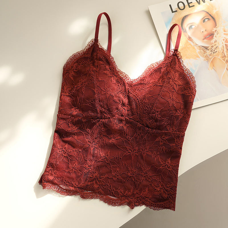 Top de Renda Sexy para Mulhere - Cotton Bra Everyday avaliação e preço